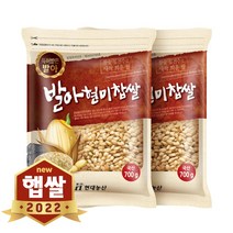 현대농산 2022년 햅쌀 국산 발아현미찹쌀 1.4kg (700gx2봉), 단품