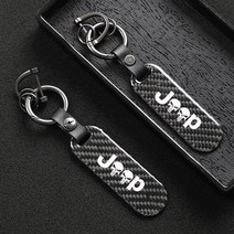 for jeep renegade wrangler jk jl grand cherokee car accessories leather rope car keychain 말굽 버클 열쇠 고, 검은색