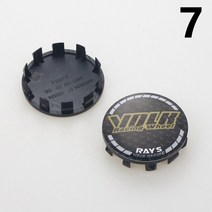휠자동차 차량용 차량용 커버의 SSR ENKEI VOLK 캡 4개 세트 56.5mm OD 53mm ID 허브 광선 로고 엠블럼 센, 09 7