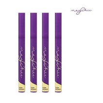 메이시크 매직 픽스 핑거팁 아이브로우 틴트, 다크 브라운, 4개