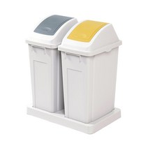 창신리빙 프랑코 대용량 분리수거함 2칸 100L