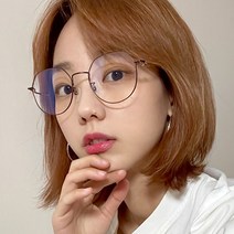 더브릴레 다각형 라운드 투톤 와셔 고급 투명 다리팁 안경테