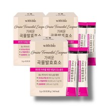 곡물발효 효소 역가수치 탄수화물 단백질 분해 아밀라제 분말 가루 30포 x 3개