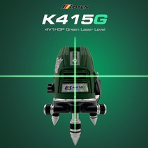 코텐 KOTEN 콤팩트 6배 레이저레벨기 K415G 그린 오스람 5포인트 정찰제 수평기