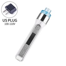스킨 케어 3d smart water injection pen mesotherapy meso injector gun 링클, 은색 미국 플러그