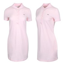 라코스테 여성 미니 피케 슬림핏 반팔 원피스 EF8470-10-T03