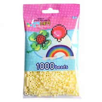 컬러비즈 5mm55g1000개900원, 1000개, S68_싱글비즈 크림색