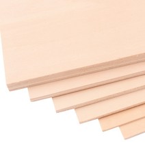 목재구입 나무합판 나무재단미완성 참피나무 수제 공예 DIY 빌딩 모델 취미 만들기 재료 멀티 사이즈 1 개, 02 150x150x3mm