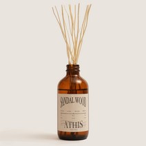 [기프트 박스 포장] 에이디스 샌달우드 디퓨저 250ml 대용량 거실디퓨저 우드디퓨저, 기본(네추럴 우드 리드스틱(S) 8p), 1개