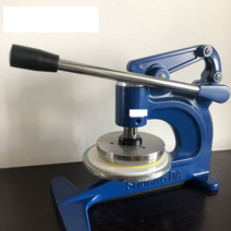 시편 절단기 원단 시료 채취기 프레스 가죽 천커트기, 블루 머신