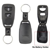 Okeytech 1234 버튼 자동차 원격 제어 키 쉘 케이스 현대 elantra 소나타 산타 카렌스 기아 no배터리 홀더 포함, 2bt 홀더 없음