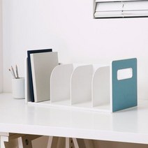 마이룸 책꽂이 4단 485x210x220 심플 북엔드 _20229911EA, 쿠팡 네이비