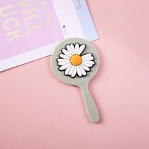 미용실경대 귀여운 미니 핸드 헬드 화장품 거울 드레싱 살롱 이발사 미용 헤어 미용사 만화 장식 거울 핸들, 11D