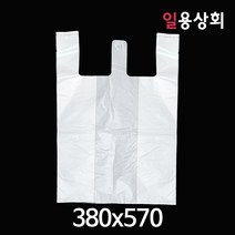 [ILYONG] 배달용 비닐봉투 대 380x580x240mm 700매 무지, 단품