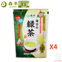 일본 모리한 Morihan 매일 녹차 2.5gx50팩x4set