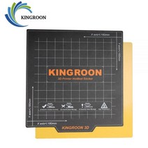 3d 프린터 부품 재료 KINGROON KP3S Hotbed 유연한 마그네틱 스티커 3D 용 2 레이어 인쇄 제거 표면 Ender 3 5 CR10 플랫폼 구축 호환, 235x235mm_CHINA