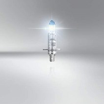OSRAM NIGHT BREAKER LASER H1 밝기 150% 증가 할로겐 헤드라이트 전구 64150NL 12V 자동차 접이식 상자(전구 1개)-37776, 쿨 블루 인텐스, 듀오 박스