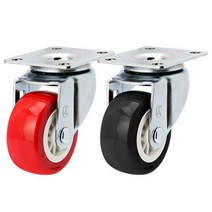 창고 공장 운반 구르마 교체바퀴 2.5인치 좋은가성비 농업용수레 상자배달, 2.5인치검정고정