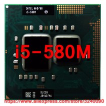 인텔 코어 i5 580M 2.66GHz i5-580M 듀얼 프로세서 PGA988 모바일 CPU 노트북, 한개옵션0