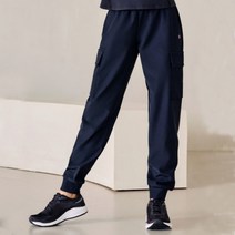 탑텐 23년 여성 기모 수퍼 스트레치 카고 조거 팬츠 BK