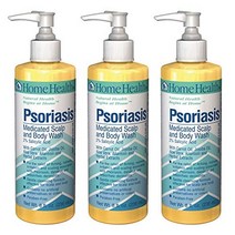 home health-10624 건선 약용 두피 앰프 바디 워시3팩 - 살리실산 8fl oz - 가려움증 완화 발적 개선 비듬 앰프의 자극 지루성 피부염 - non-gmo para