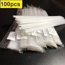 백색 PP 플라스틱 용접봉 용접 및 납땜 용품 범퍼 용접봉 플라스틱 납땜봉 100 개