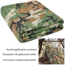 15x3m 300D 위장 메쉬 패브릭 천으로 그늘 CamoNet 홈 가든 울타리 야외 천막 SunShelter, 11 300D US 4 Woodland