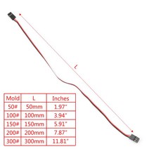 후타바조종기 드론 rc카 10Pcs 15cm 연장 리드 서보 남성 RC 후타바 quadcopter에 대 한 와이어 케이블