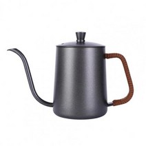 모카포트 인덕션 동주전자 핸드드립 스테인레스 바리스타 드립 주전자 350ml 600ml, 다크 그레이 2