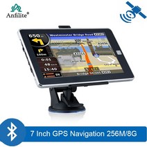 7 인치 자동차 gps 탐색 256m 8gb 800mhz 유선 후면보기 카메라 및 양산 트럭 avin gps 내비게이터 역보기 주차, 양산으로
