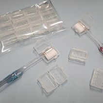 위생적인 투명 칫솔캡 (12개입) 휴대용 여행용 칫솔 보호 케이스, 단품