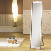 우드웰 래핑 스탠드 전신거울 400 x 1600 mm, 워시