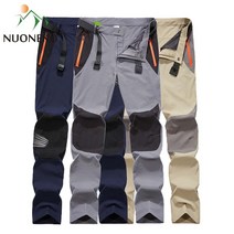 클라이밍복장 맨몸운동 여름 빠른 건조 탄성 남성 하이킹 바지 방풍 야외 스포츠 통기성, XL, 해군