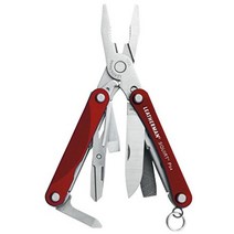 LEATHERMAN (레더맨) 멀티 툴 SQUIRT PS4 RED 스쿠토피·에스4 레드 [일본 정규품] 25년 보증 LTJ마크 입 PS4RD, 단품