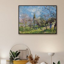 [더벨라] 시슬레 - 비 지방의 봄의 과수원 Orchard in Spring By 모던프레임 캔버스액자