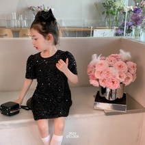 [아꾸꼬] 아동스팽글원피스