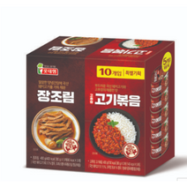 롯데햄 장조림 80g x 5p + 고추장 고기볶음 80g x 5p, 6세트