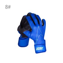 축구장갑 주니어 골기퍼 키퍼 장갑 UCAN 리크, 02 딥블루/애플 그린8#