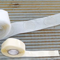 심지탭 접착 테이프 1롤(약 100개) 캔들 향초 DIY 재료 심지고정 스티커