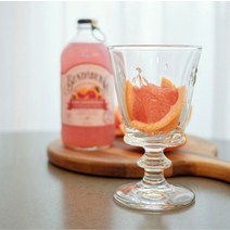 수정방 프랑스 구호 유리 벌 샷 안경 주스 컵 스크림 컵 청포도 샴페인 하이풋 유리, ㄴ 200ml