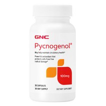 GNC PYCNOGENOL 피크노제놀 100mg 30정, 단품, 1개