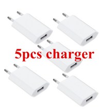 고속 충전기 무선 5pcs 5V 1A 충전기 빠른 USB 벽 어댑터 포트 아이폰 6S 6 7 8 플러스 11 프로 XS 최대 X, 01 5pcs charger