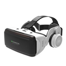 original vr virtual 현실 3d 상자 스테레오 vr google 판지 헤드셋 ios android 스마트폰 무선 로커, g06e만