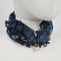 목 주름 커버 스카프 50대 여성 쉬폰 여름 스카프