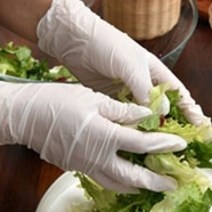 만능니트릴장갑 방역장갑 100매 화이트 니트로 식품용, 대(L)