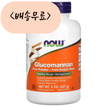 글루코만난 나우푸드 NOW Foods Glucomannan 파우더 분말 가루, 1개