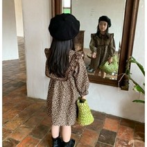 아짱 키즈여아 브라우니조끼원피스세트(아동복신상 원피스아짱)