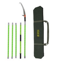 나무전지가위 전정가위 원예전지가위 높은 고도 확장 로퍼 분기 가위 확장 가능한 과일 나무 가지 치기 톱 커터 기둥이있는 정원 트리머 도구, 이중 갈고리 톱(5m)