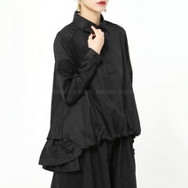 지홍 벌룬 블라우스 긴팔 셔츠