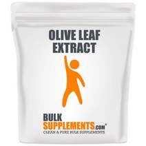BulkSupplements 올리브잎 추출물 파우더 가루 분말 500g Olive Leaf Extract Powder (미국배송)